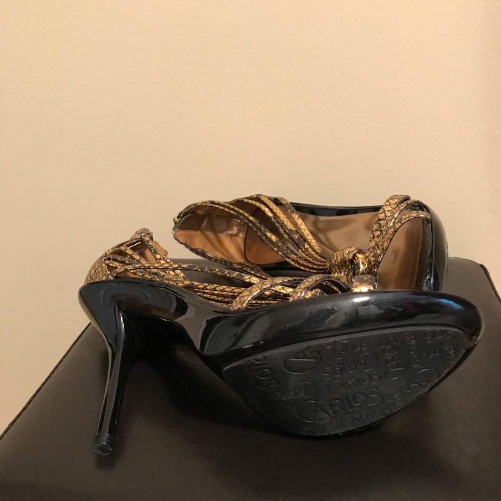 NWOB Carlos Santana Snake Print Heel - Picture 7 of 8